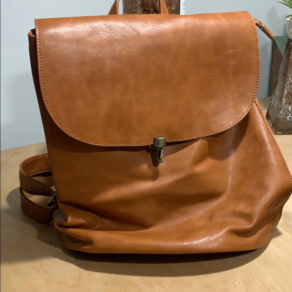 Joy Susan vegan leather backpack